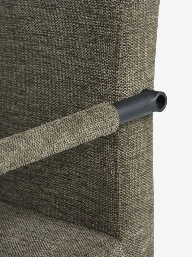 AABENRAA L160 bord eg + 4 ESPE stole olivengrøn/sort