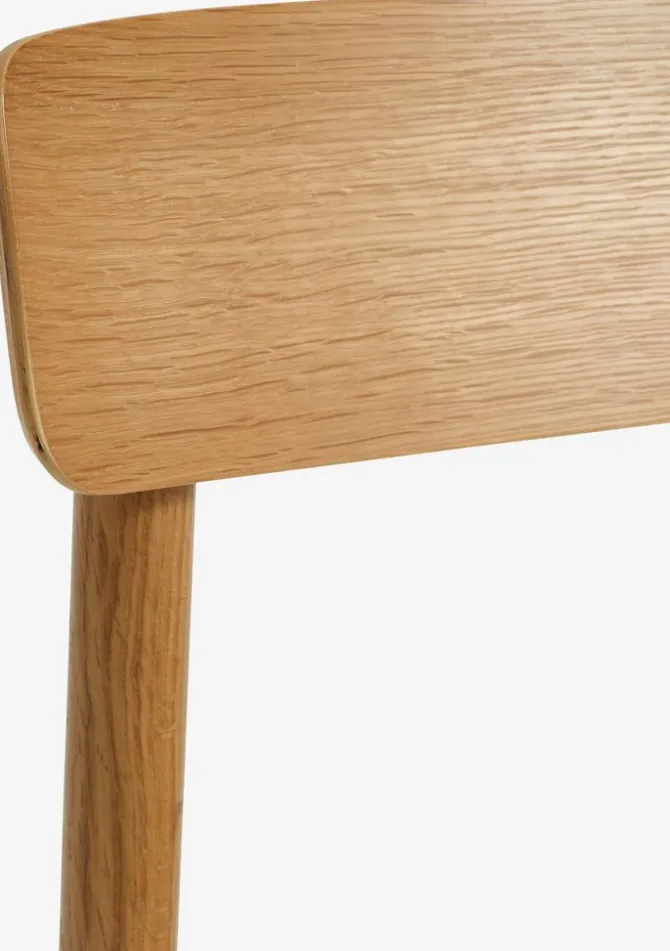 ALSTED L160 bord eg + 4 ISLEV stole u/armlæn eg