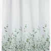 Badeforhæng FILIPSTAD 150x200cm hvid/grøn