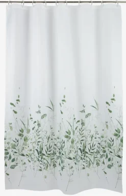 Badeforhæng FILIPSTAD 150x200cm hvid/grøn