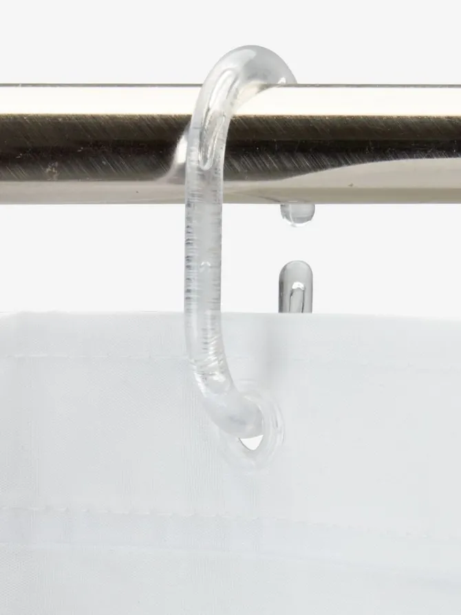 Badeforhæng FILIPSTAD 150x200cm hvid/grøn