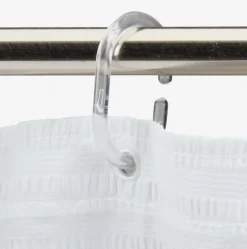 Badeforhæng LOTTEFORS 180x200 hvid KRONBORG