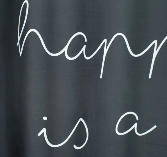 Badeforhæng RUNEMO 150x200 sort