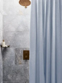 Badeforhæng VIBBLE 180x200 blå KRONBORG