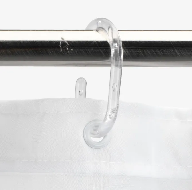 Badeforhæng VISKAFORS 180x200 hvid KRONBORG