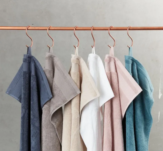 Badelagen NORA 100x150 hvid KRONBORG