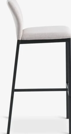 Barstol ARNUM beige/sort