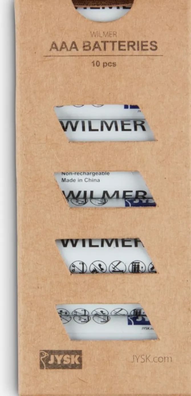 Batterier WILMER AAA 10 stk/pk