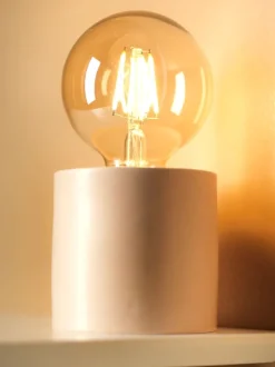 Batterilampe ARNOLD Ø9xH16cm m/timer