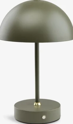 Batterilampe KENT Ø16xH25cm grøn m/touch og timer