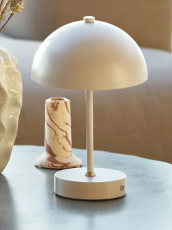 Batterilampe KENT Ø16xH25cm grå m/touch og timer