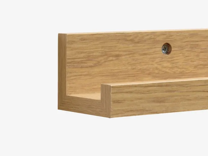 Billedhylde AVNEDE 60x7 egefarve