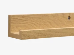 Billedhylde AVNEDE 115x7 egefarve