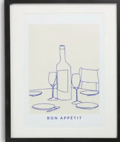 Billedramme OSCAR 40x50cm sort m/A3 passepartout