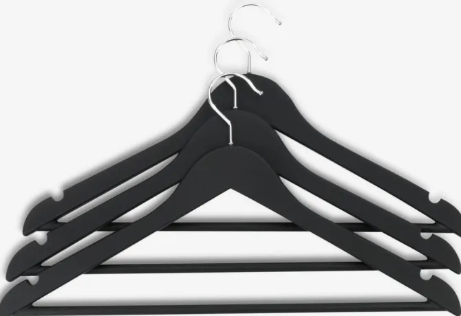 Bøjler ABSALON L44cm 3 stk/pk sort