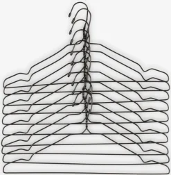 Bøjler TONNI L43cm 10 stk/pk sort