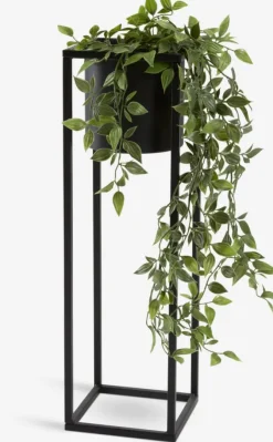 Blomsterpotte DETLEF B15xL15xH50cm sort