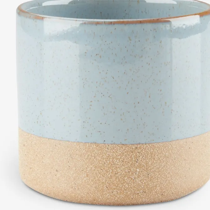 Blomsterpotte DION Ø8xH8cm blå