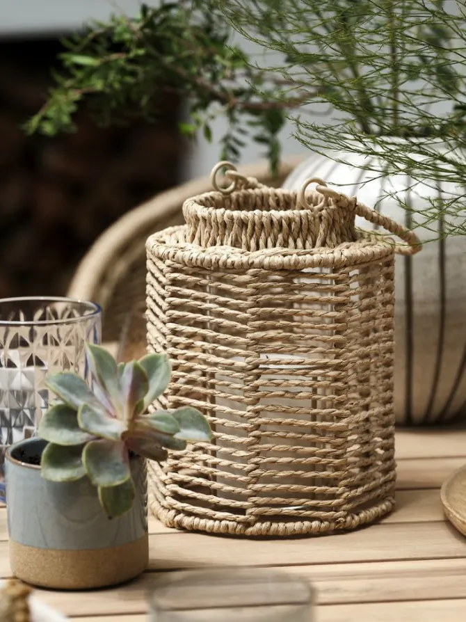 Blomsterpotte DION Ø8xH8cm blå