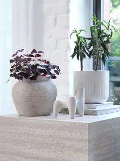 Blomsterpotte KNUDSEN Ø20xH18cm hvid