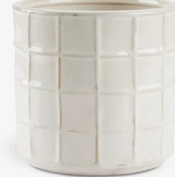 Blomsterpotte MATSSON Ø14xH13cm råhvid