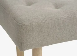 Bænk HAGEBRO sandfarvet stof/natur