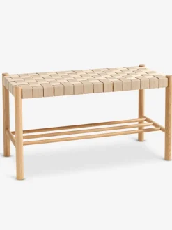 Bænk VADEHAVET med hylde eg/natur