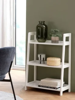 Bogreol HERNING 3 hylder hvid