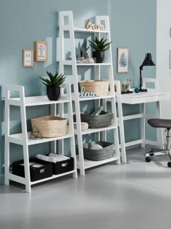 Bogreol HERNING 3 hylder hvid