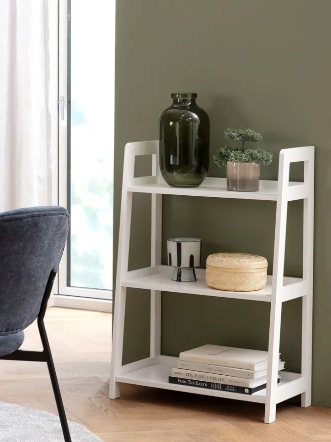 Bogreol HERNING 5 hylder hvid