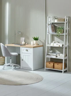 Bogreol HERNING 5 hylder hvid