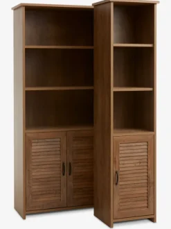 Bogreol MANDERUP 1 låge 3+1 hylder vild eg farve