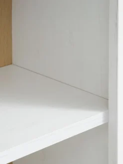 Bogreol MARKSKEL 5 hylder hvid/egefarve