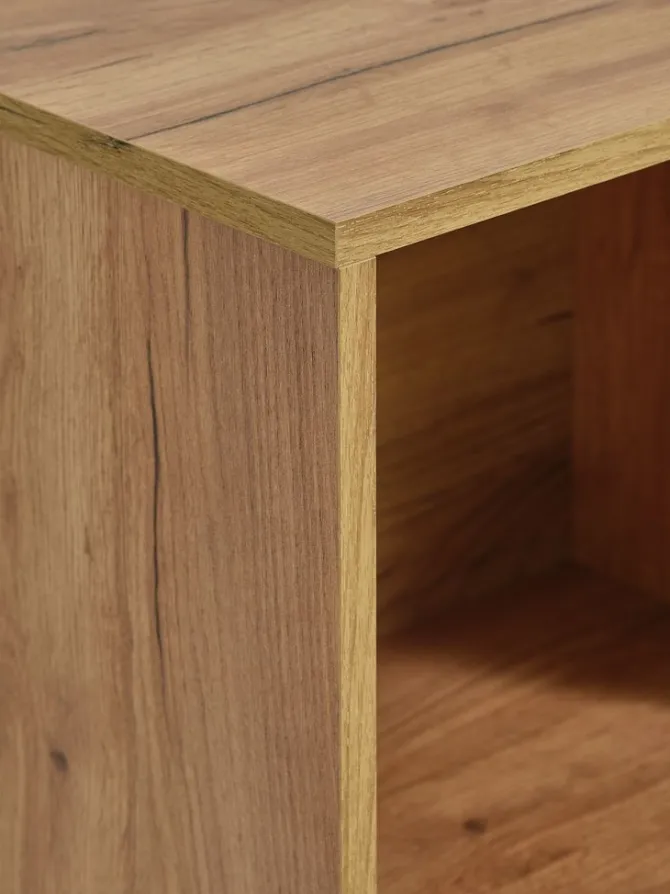 Bogreol MOSBJERG 6 hylder egefarve