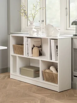 Bogreol MOSBJERG 6 hylder hvid