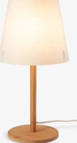Bordlampe JULIUS Ø19xH39cm natur