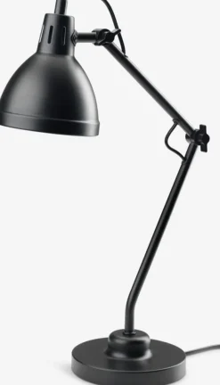 Bordlampe PATRIK Ø14xH45cm sort
