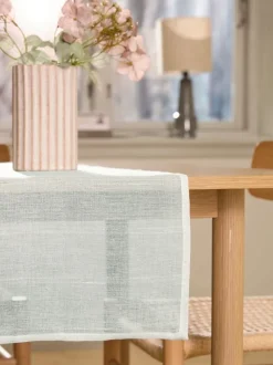 Bordløber BREI 30x140 hvid/natur