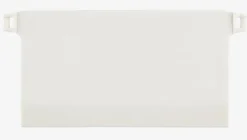 Bundvægt til lamelgardin 6 stk/pk hvid