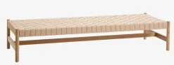 Daybed VADEHAVET 189x67 naturfarvet stof/eg