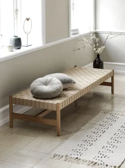 Daybed VADEHAVET 189x67 naturfarvet stof/eg