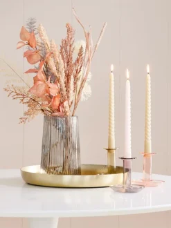 Dekorationsbakke ERLING Ø34xH4cm messing