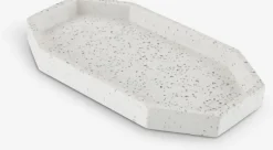 Dekorationsbakke JESPER B14xL25cm hvid