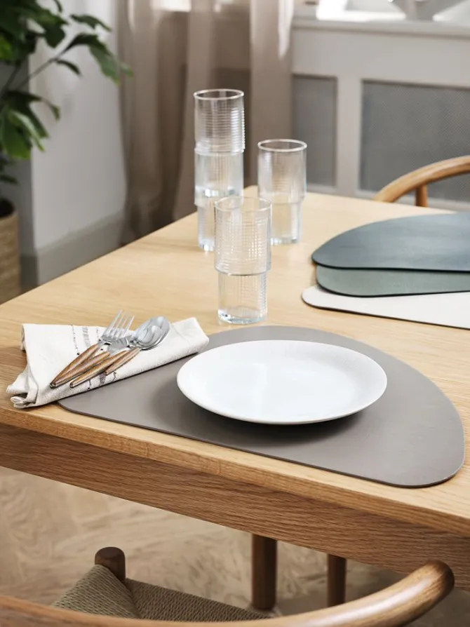 Dækkeserviet ARTISKOKK 33x44 sort/grøn