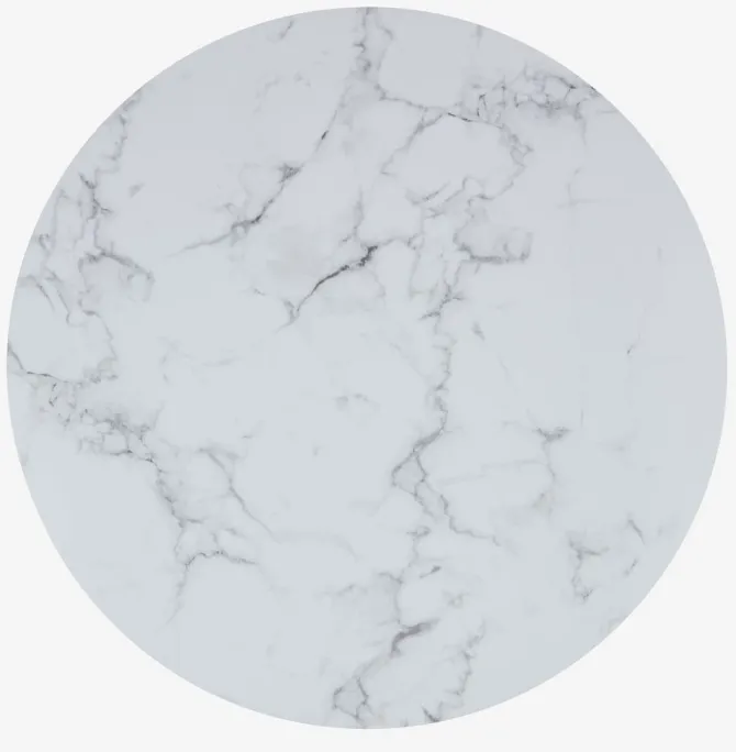 Dækkeserviet HVITROT Ø38 marmor