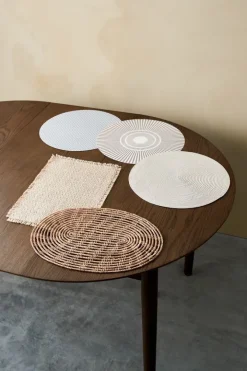 Dækkeserviet KUNGSMYNTA Ø38 beige