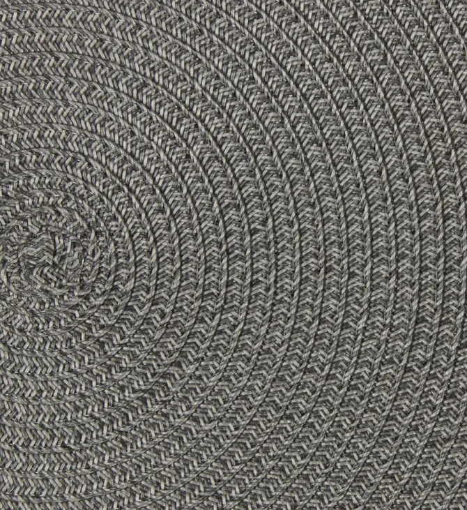 Dækkeserviet KUNGSMYNTA Ø38 mørkegrå