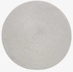 Dækkeserviet KUNGSMYNTA Ø38 sølvgrå