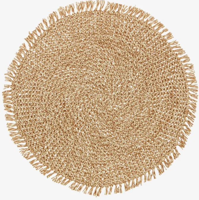 Dækkeserviet LIND Ø38 natur