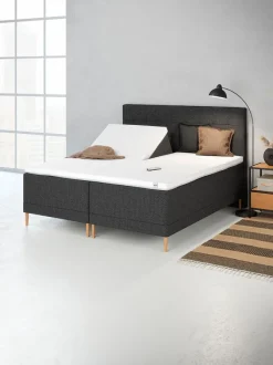 Elevationsseng 180x200 DUNLOPILLO E300 Grå-54